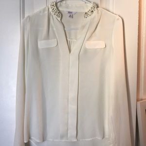 Cream blouse